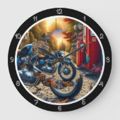  motortankstation grote klok (Voorkant)