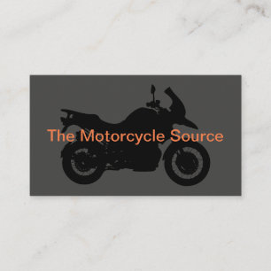 Motorthema Eenvoudig ontwerp Visitekaartje