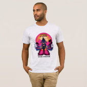 MotorVivid Color op Sunset T-shirt (Voorkant volledig)