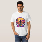 MotorVivid Color op Sunset T-shirt (Voorkant volledig)