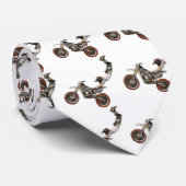 Motorwhite Stropdas (Opgerold)