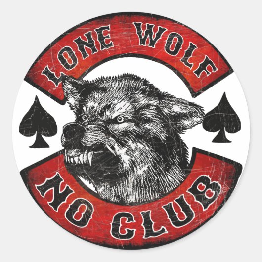 Motoverslaafde Ronde Sticker (Voorkant)