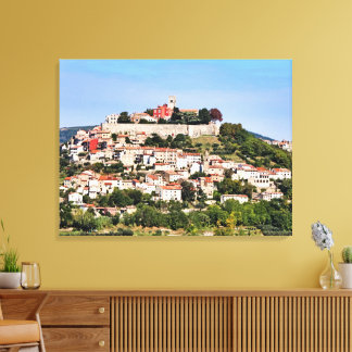 Motovun Kroatië Canvas Afdruk