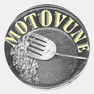 MOTOVUNE hash logo Ronde Sticker