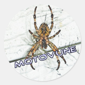 MOTOVUNE-spinkleur Ronde Sticker