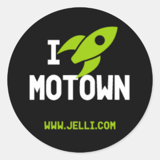 Motown Rocket Sticker