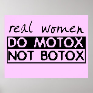 MotoX Pas Botox Vélo de Terre Motocross Affiche