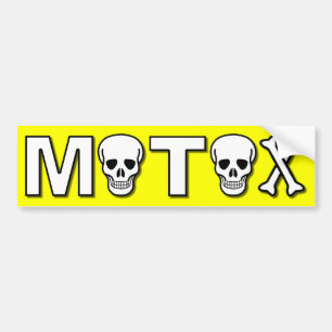 Motox Skuls Dirt Bike Motocross Bumper Sticker