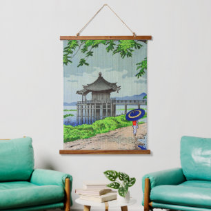 Motregen in Ukimid Fujishima Takeji 1950s Hangend Wandkleed