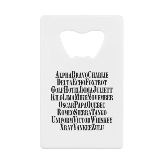 MOTS ALPHABET PHONÉTIQUE / CODE (Devant)