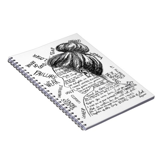 Mots - carnet Spiral (Côté Droit)