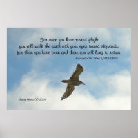 Mots Célèbres : Vol - Mouette - Poster