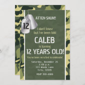 Mots clés Chien de l'Armée verte Invitations de la (Devant / Derrière)