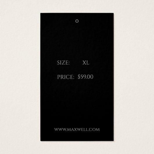 Mots clés minimalistes modernes (Dos)