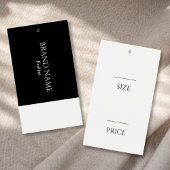 Mots clés simples Monogramme noir et blanc