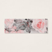 Mots clés vintages de mariage rose vierge (Dos)