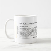 Mots croisé de tasse de café - tasse de café des (Gauche)