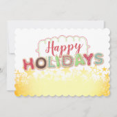 Mots de biscuits de Noël nourriture cadeau carte d (Devant)