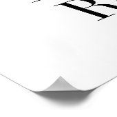 Mots de conseil pour les écrivains - Poster (Coin)