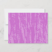 MOTS DE MITZVAH DIT Barre Bat Carte de réponse (Dos)