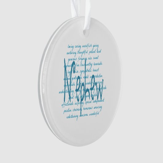 Mots de Nephew en bleu (devant)