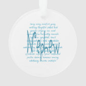 Mots de Nephew en bleu (dos)