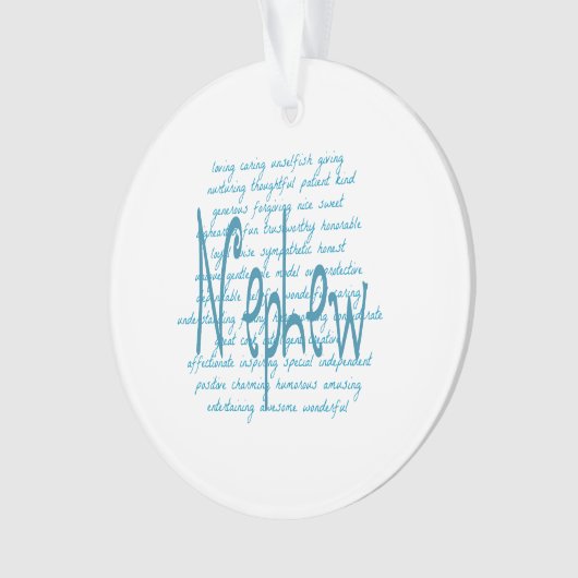 Mots de Nephew en bleu (devant)