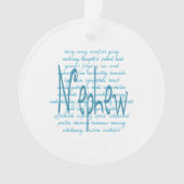 Mots de Nephew en bleu (devant)