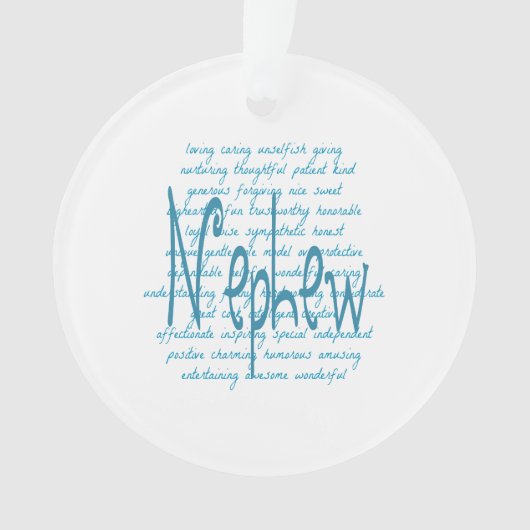 Mots de Nephew en bleu (devant)