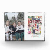 Mots de Noël Bloc photo de Noël (Devant)