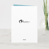 Mots de Noël Carte de voeux de Noël (Dos)