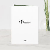 Mots de Noël Carte de voeux de Noël (Dos)