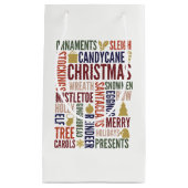 Mots de Noël Sac cadeau de vacances (Devant)