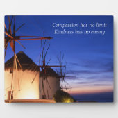 Mots de sagesse Plaque de Tabletop avec Easel (Devant)