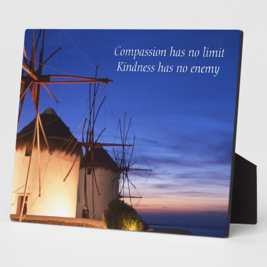 Mots de sagesse Plaque de Tabletop avec Easel (Côté)