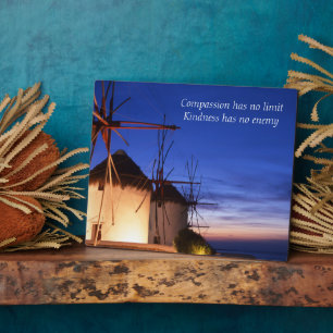 Mots de sagesse Plaque de Tabletop avec Easel