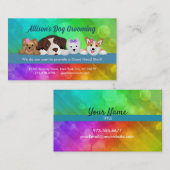 Mots d'école maternelle carte de visite (Devant / Derrière)