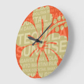 Mots d'été Cocktails et horloges d'Hibiscus (Angle)