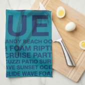 Mots d'été Serviettes de piscine et de palmier (Quart Plié)