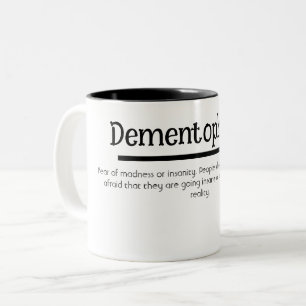 Mots Drôle Signifiant Mug à café à deux tons