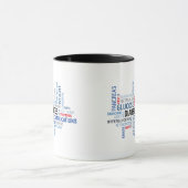 Mots du diabète Combo Mug (Centre)