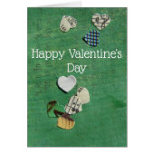 Mots et coeurs Collage Abstrait, Saint-Valentin (Devant)