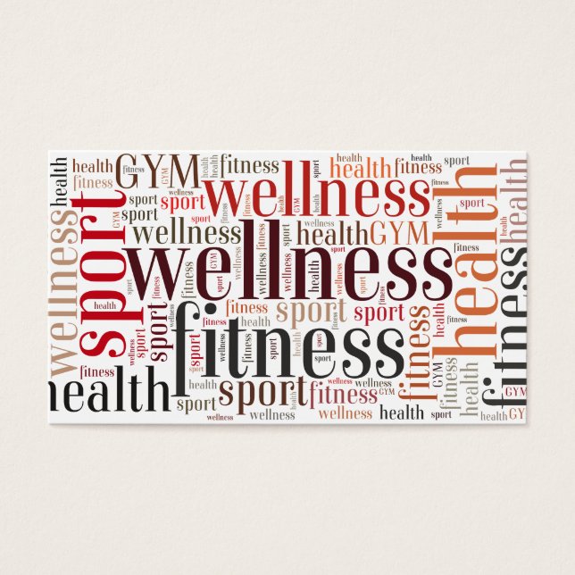 Mots fitness (Devant)