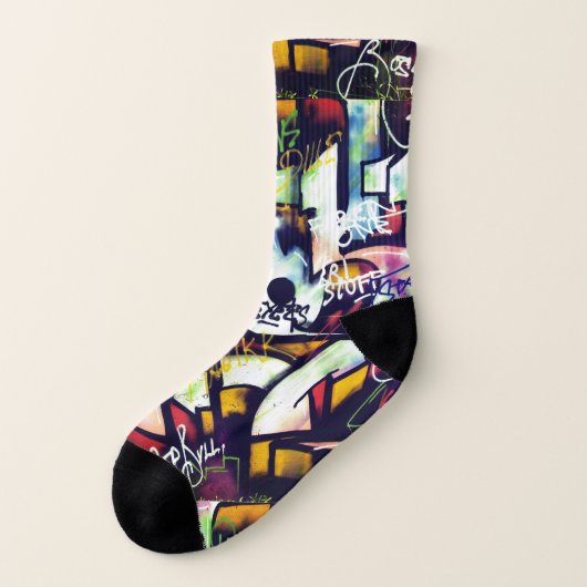 Mots Graffiti colorés (Gauche - extérieur)