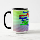 MOTS INFIRMIERS JUMBLE CAFÉ MUG (Gauche)