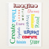 Mots Inspirants Colorés Étudiants Grand (Devant)