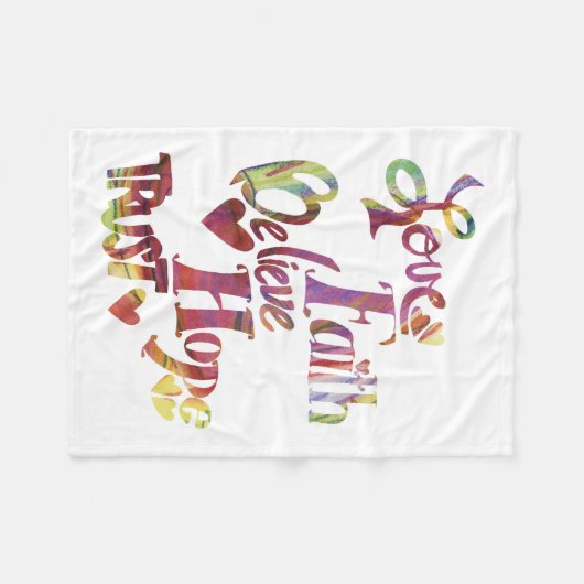 Mots Inspirants Couverture Chemo (Devant (Horizontal))