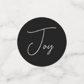 Mots mariages Dire Thème Table Romantique Confetti (Petit recto)