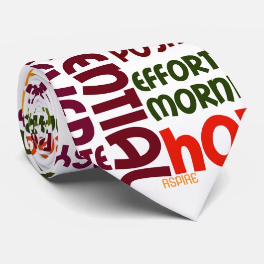 Mots Motivationnels #1 cravate de cou (Roulé)