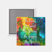 Mots motivationnels et inspirants Magnet 2" (Recto/Verso)